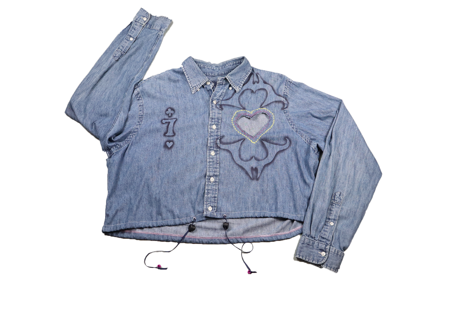 denim ch1valry button down