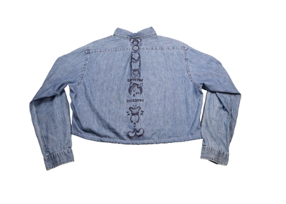 denim ch1valry button down