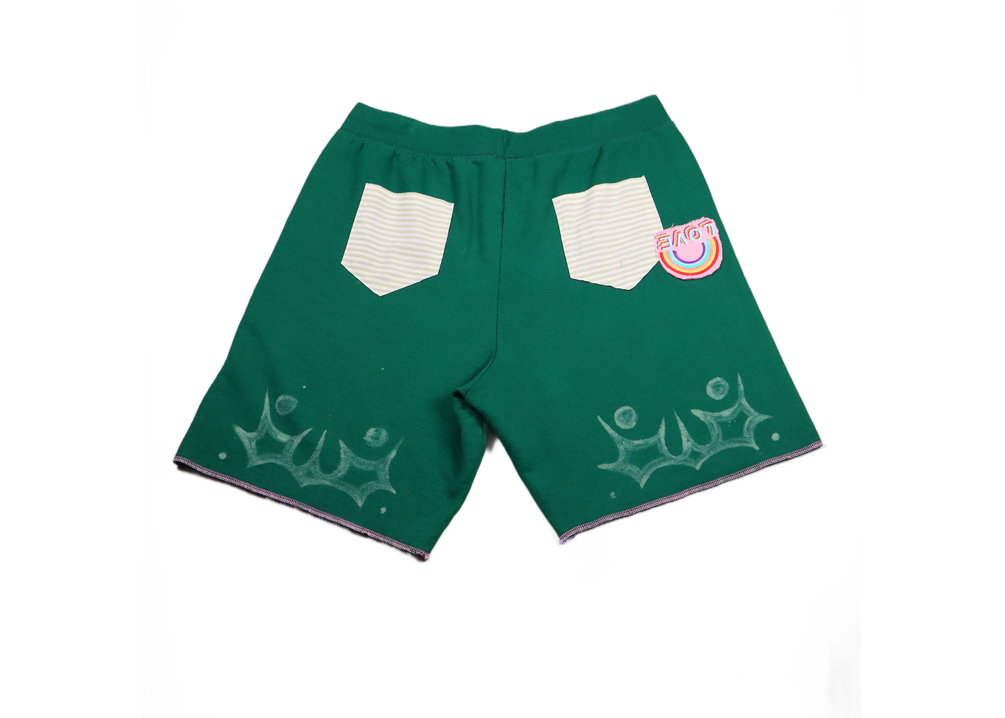 jojo green sweatshorts