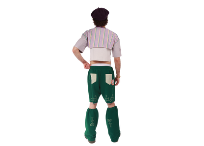 jojo green sweatshorts