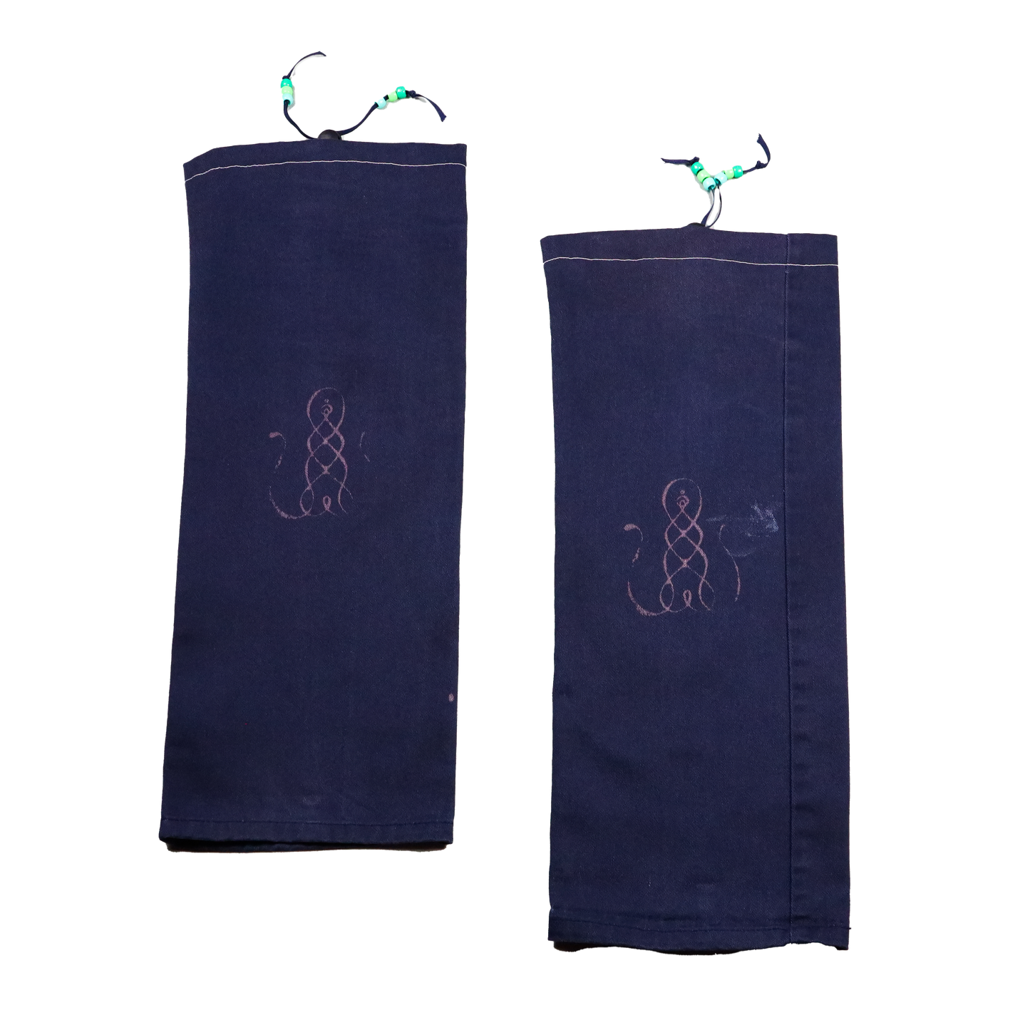 navy blue legwarmers