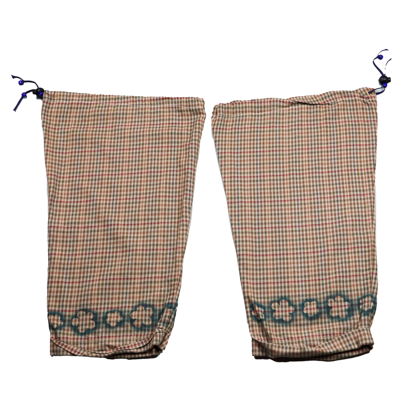 plaid legwarmers