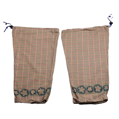 plaid legwarmers